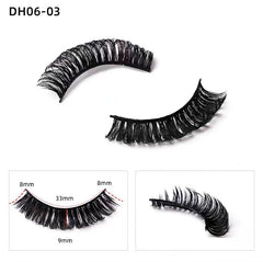 Russian Doll Natural D Curl strip eyelash  DH06-03