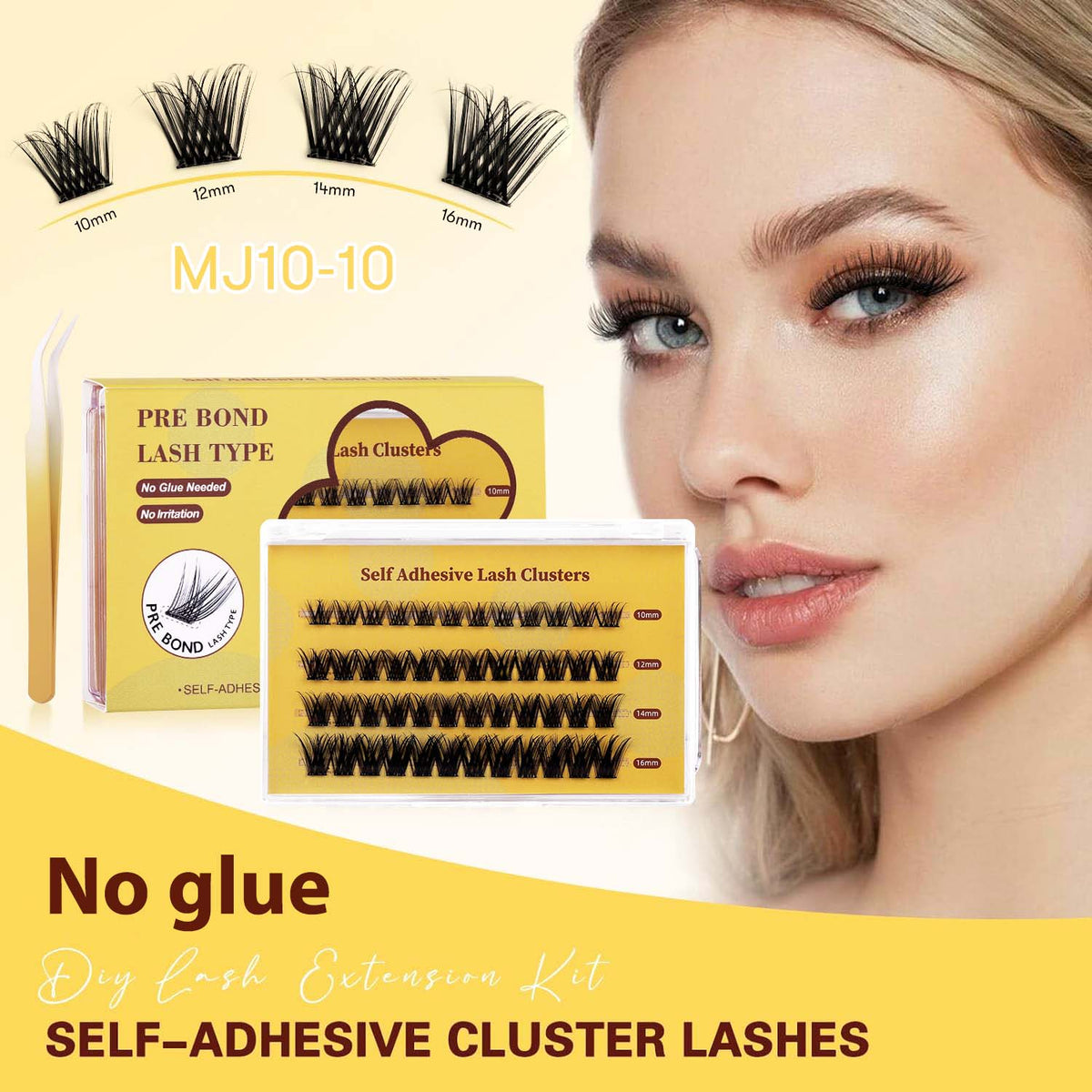 MI 10 Glue-free false eyelashes