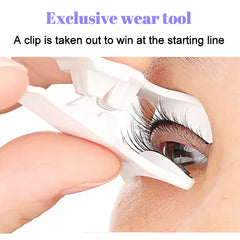 Magnet eyelash and clip set